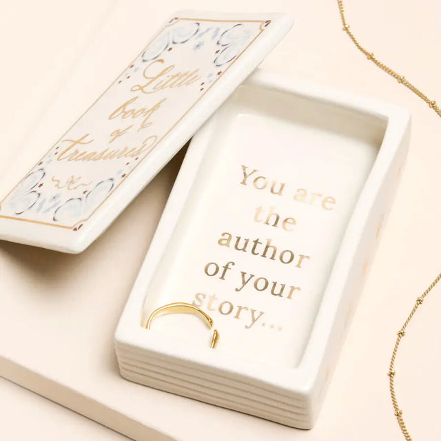 Little Book of Treasures Trinket Box