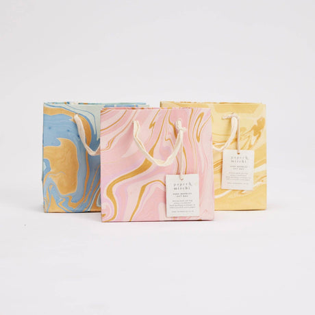 Small Free Spirit Marbled Gift Bags