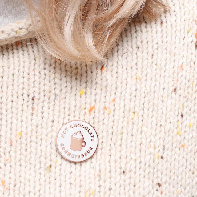 Hot Chocolate Connoisseur Pin