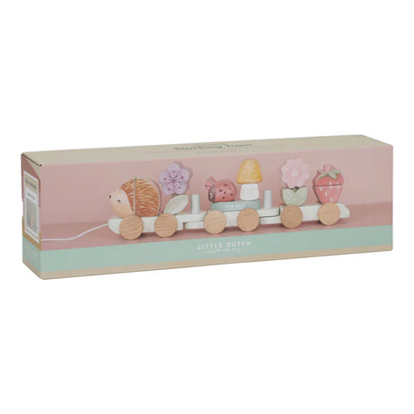 Hedgehog Fairy Garden Stacking Train
