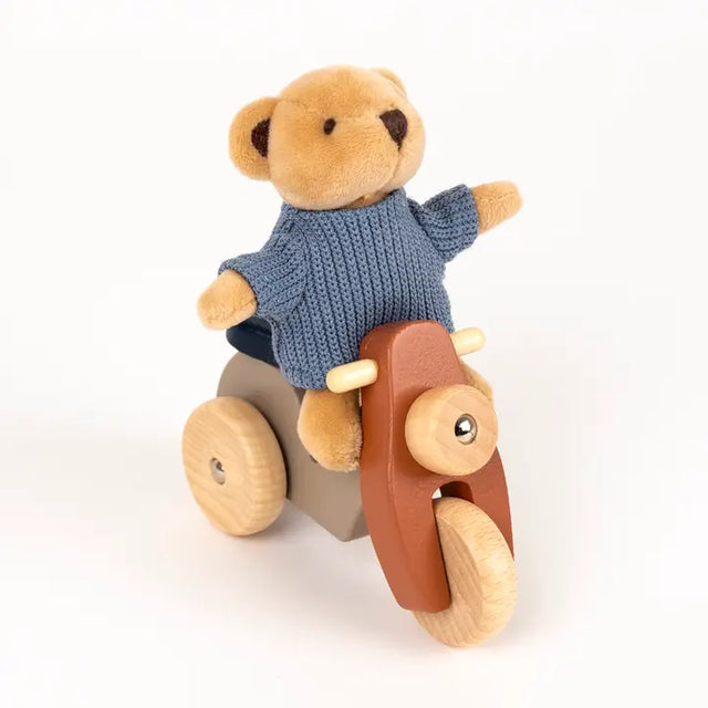 Alexis The Bear On A Vespa