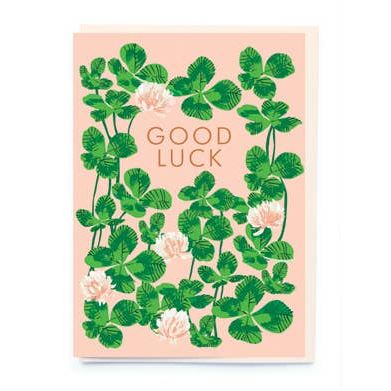 Good Luck Clover Card