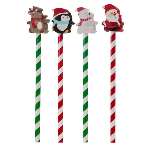 Christmas Pencil & Eraser
