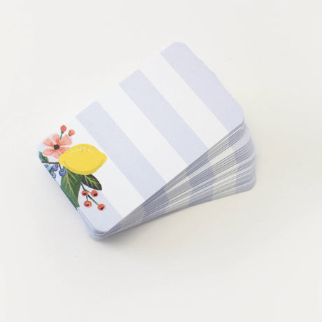 Lemon Stripe Pocket Notes