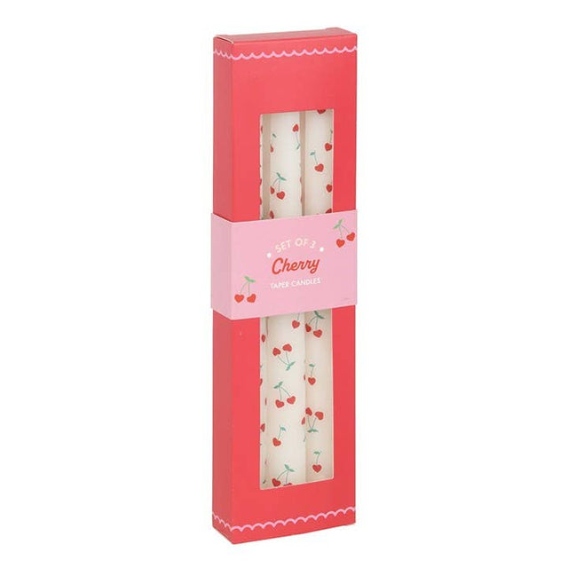 Heart Cherry Shaped Tapered Candles