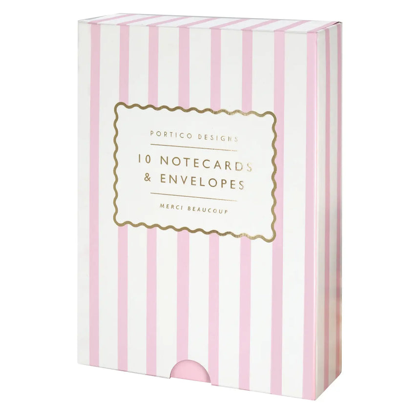 Merci Beaucoup Boxed Notecards