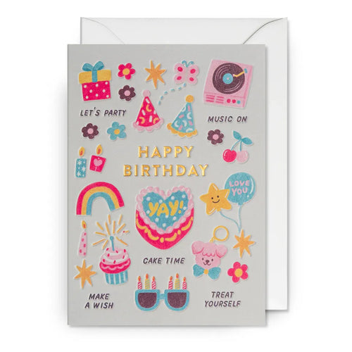 Birthday Icons Card