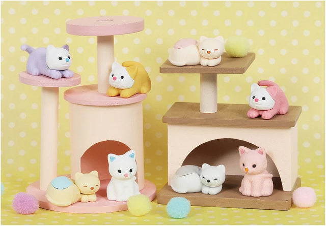 Pastel Cat Puzzle Erasers