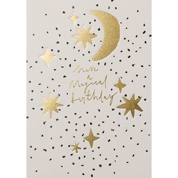 Magical Birthday Celestial Card