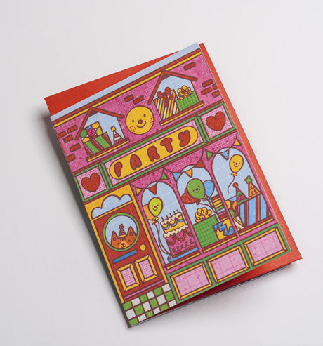 Birthday Street Fold Out Concertina Card
