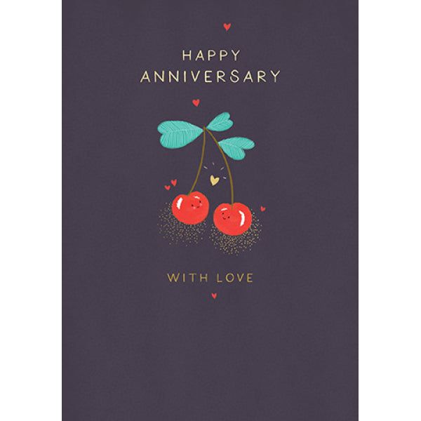 Cherries Anniversary Card