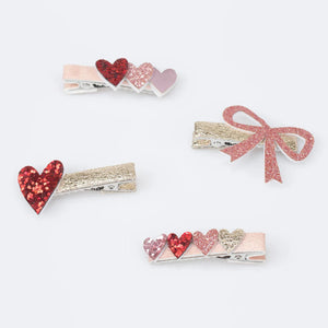 Valentine’s Hair Clips