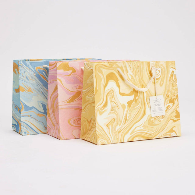 Medium Free Spirit Marbled Gift Bags