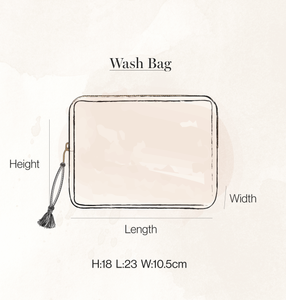 Wildflower Velvet Wash Bag