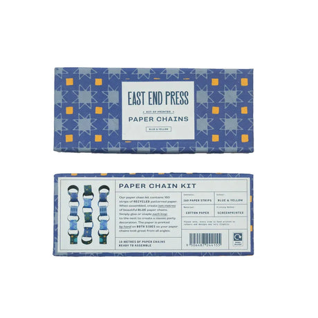 Blue & Yellow Paper Chain Kit