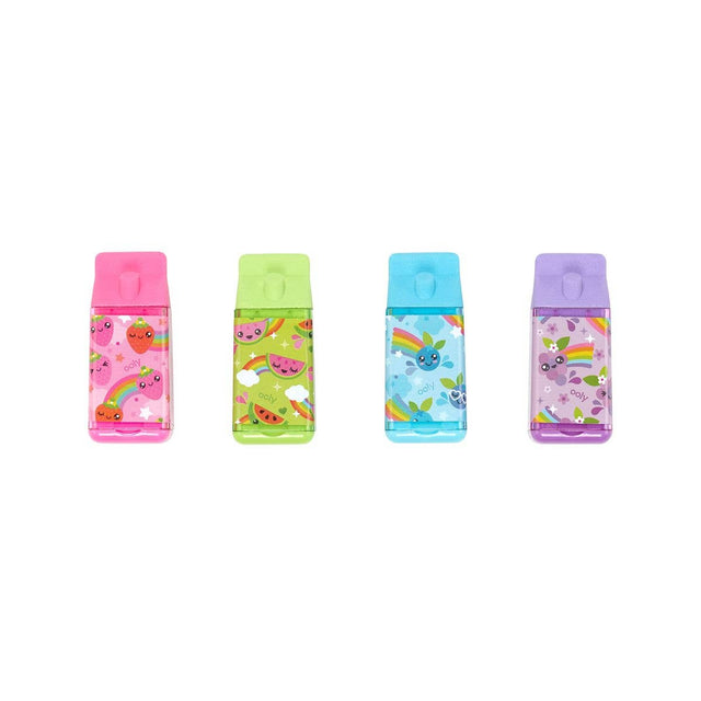 Juice Box Scented Erasers + Sharpeners