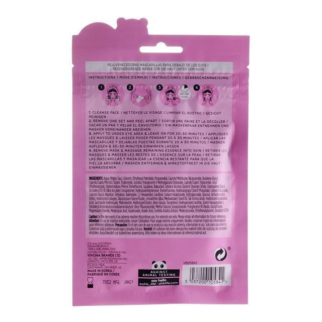 Oh K! Rejuvenating Under Eye Mask Multi-Pack -