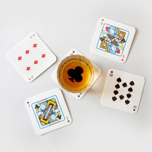 Playing Card Drinking Mats