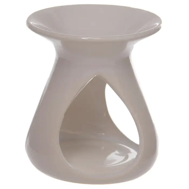 White Ceramic Oil and Wax Burner