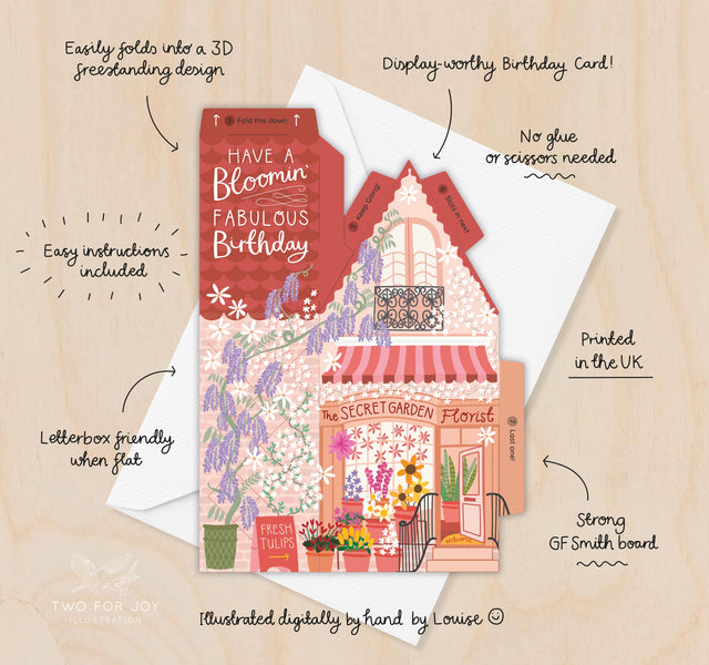 Florist 3D Card