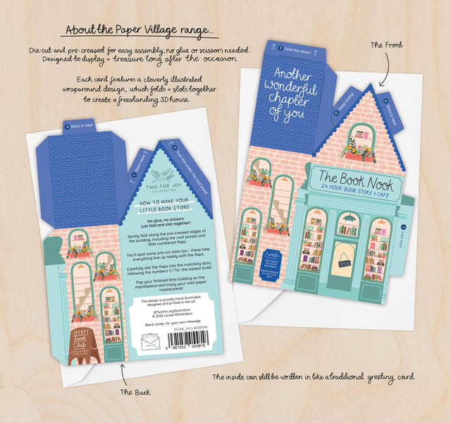 Book Nook 3D Card