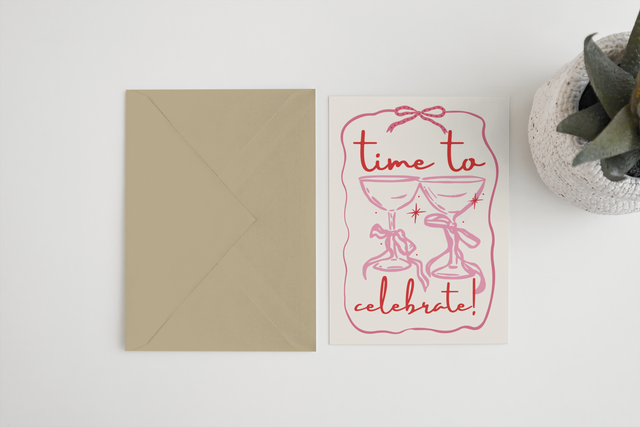 Time To Celebrate Card