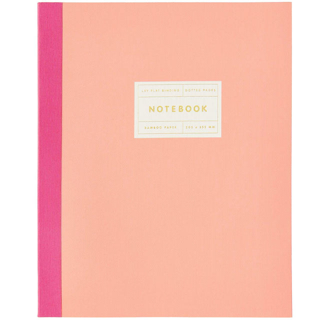 Large Coral Notebook