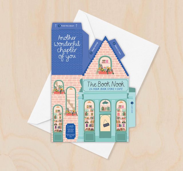 Book Nook 3D Card