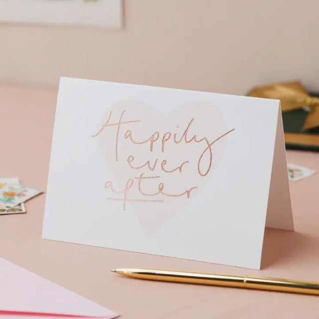 Happily Ever After Heart Card