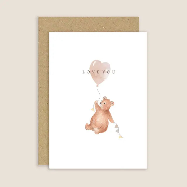 Love You Bear Card