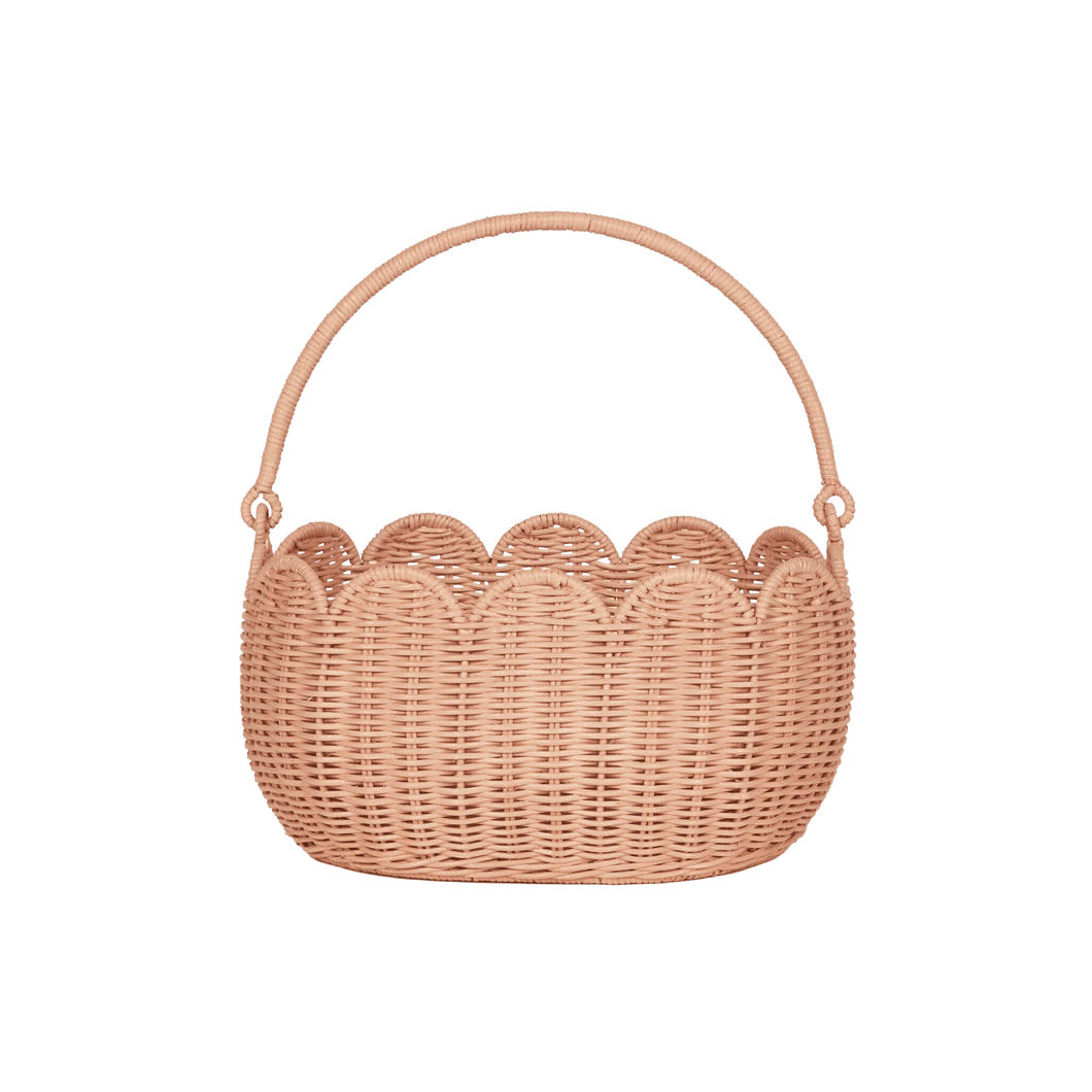 Seashell Pink Petal Basket