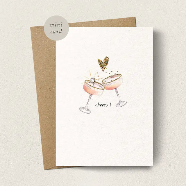 Mini Coupe Cheers Card