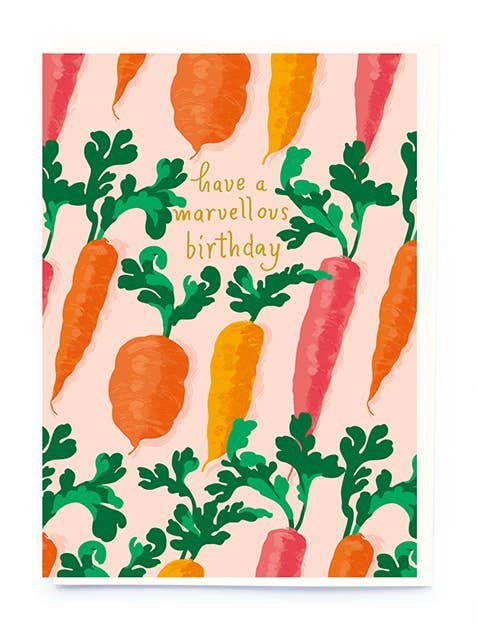 Carrots Birthday Card