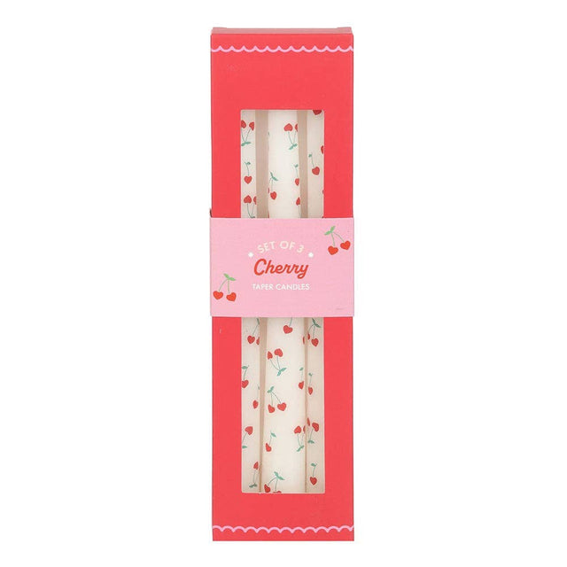 Heart Cherry Shaped Tapered Candles