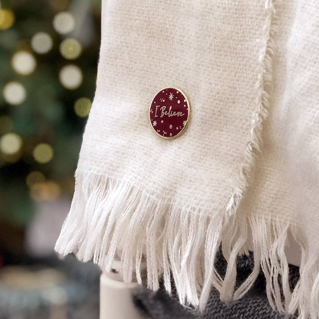 I Believe Enamel Pin Badge