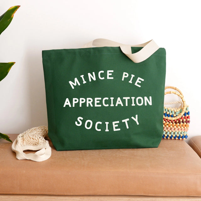 Mince Pie Appreciation Society Tote Bag