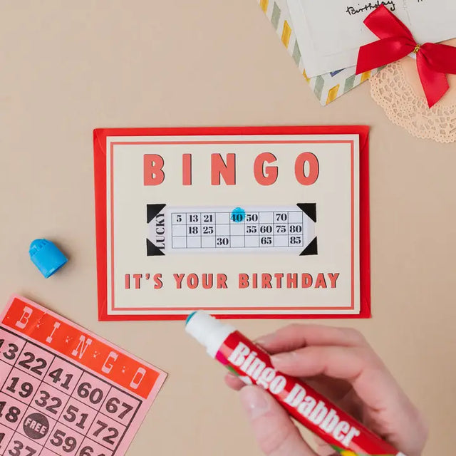 Bingo Birthday Card