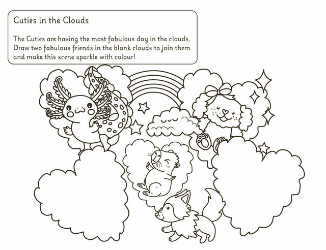 Cutie Colouring: Rainy Day Play Pad