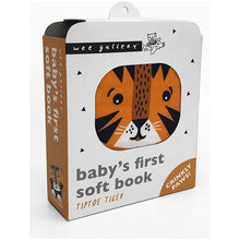 Load image into Gallery viewer, Tiptoe Tiger Soft Cloth Book