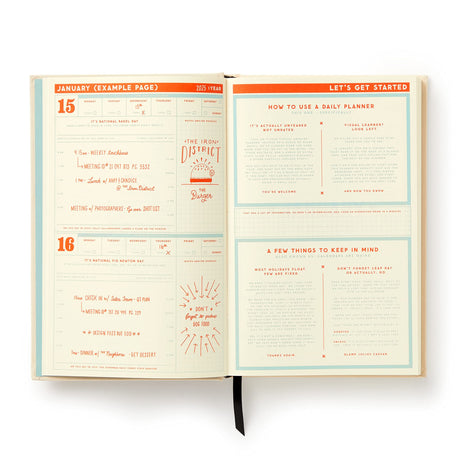 Big Plans I'll Cancel Later Undated Planner