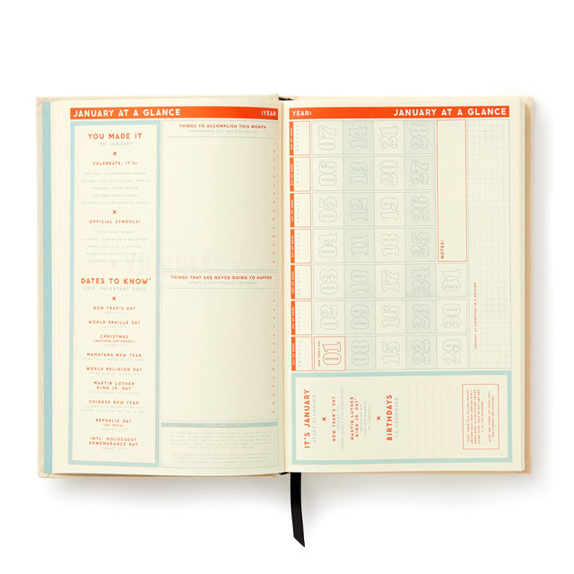 Big Plans I'll Cancel Later Undated Planner