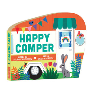 Happy Camper Shaped Board Book