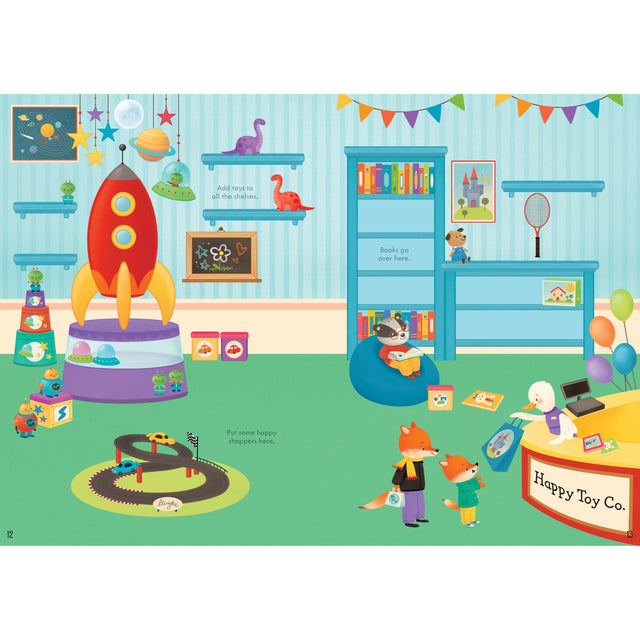 Little First Sticker Book: Shops