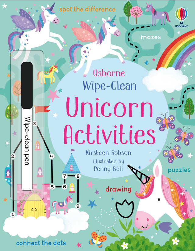 Wipe Clean: Unicorn Activities