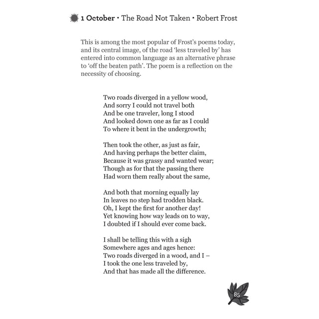 A Poem For Every Autumn Day