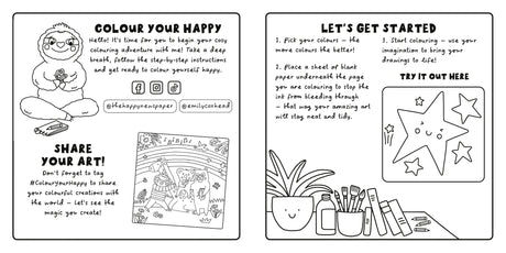 Colour Your Happy Colouring Book