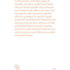 Mindfulness Cards For The Family