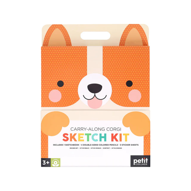 Carry Along Corgi Sketch Kit