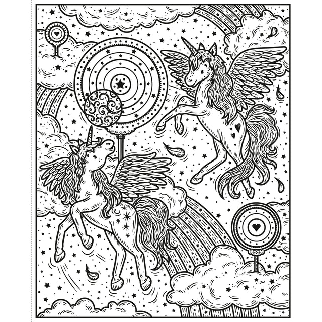 Magic Painting Book: Unicorn World