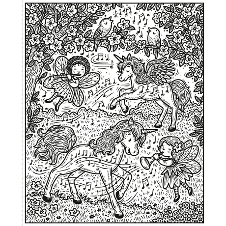 Magic Painting Book: Unicorn World